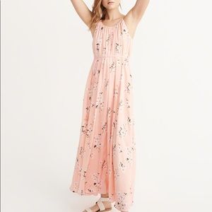 NWT Abercrombie Pink Maxi Dress